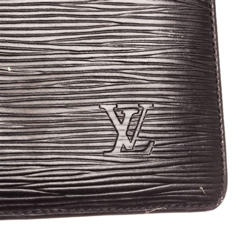 louis vuitton malletier wallet|Louis Vuitton Malletier Vintage Black Epi Leather Bifold Bill Wallet.